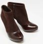 Fendi Vintage Pre-owned Leather boots Brown Dames - Thumbnail 4