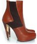Fendi Vintage Pre-owned Leather boots Brown Dames - Thumbnail 4