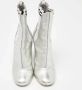 Fendi Vintage Pre-owned Leather boots Gray Dames - Thumbnail 3