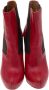 Fendi Vintage Pre-owned Leather boots Red Dames - Thumbnail 2