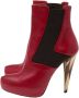Fendi Vintage Pre-owned Leather boots Red Dames - Thumbnail 3