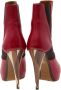 Fendi Vintage Pre-owned Leather boots Red Dames - Thumbnail 4