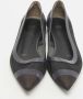 Fendi Vintage Pre-owned Leather flats Black Dames - Thumbnail 3