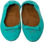 Fendi Vintage Pre-owned Leather flats Green Dames - Thumbnail 2
