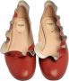 Fendi Vintage Pre-owned Leather flats Red Dames - Thumbnail 2