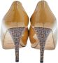 Fendi Vintage Pre-owned Leather heels Beige Dames - Thumbnail 4