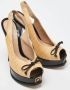 Fendi Vintage Pre-owned Leather heels Beige Dames - Thumbnail 4