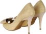 Fendi Vintage Pre-owned Leather heels Beige Dames - Thumbnail 2