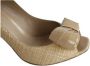 Fendi Vintage Pre-owned Leather heels Beige Dames - Thumbnail 4