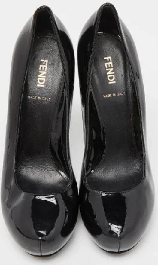 Fendi Vintage Pre-owned Leather heels Black Dames