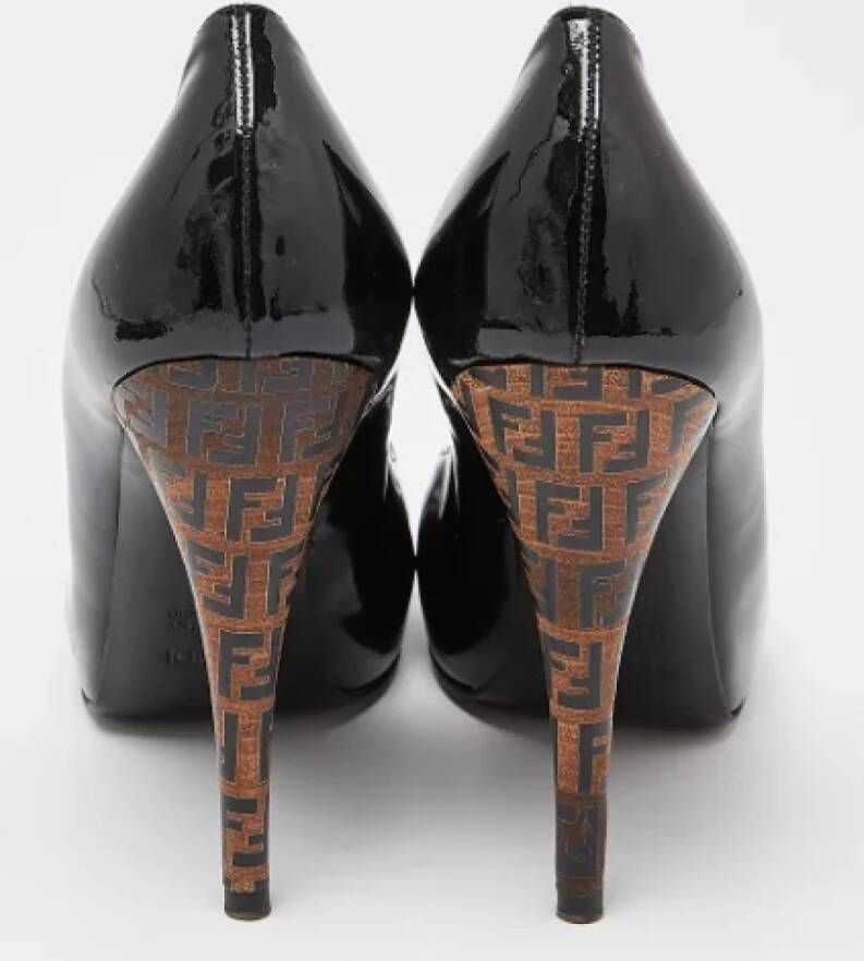 Fendi Vintage Pre-owned Leather heels Black Dames