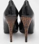 Fendi Vintage Pre-owned Leather heels Black Dames - Thumbnail 5