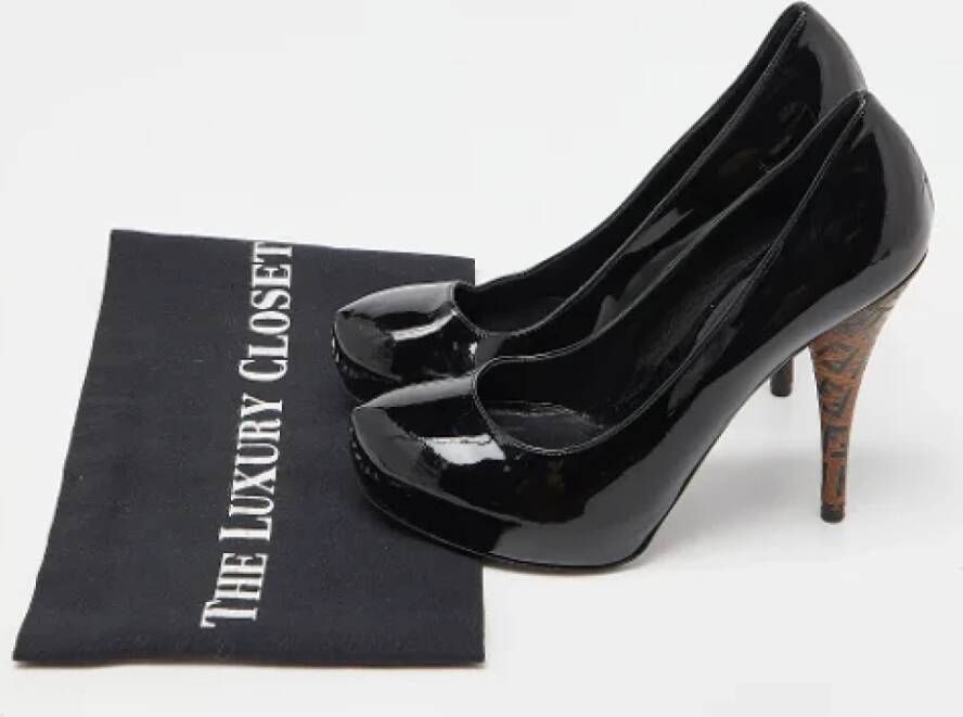 Fendi Vintage Pre-owned Leather heels Black Dames
