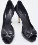 Fendi Vintage Pre-owned Leather heels Black Dames - Thumbnail 4