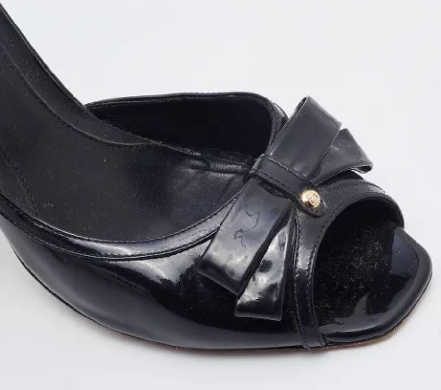 Fendi Vintage Pre-owned Leather heels Black Dames
