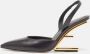 Fendi Vintage Pre-owned Leather heels Black Dames - Thumbnail 2