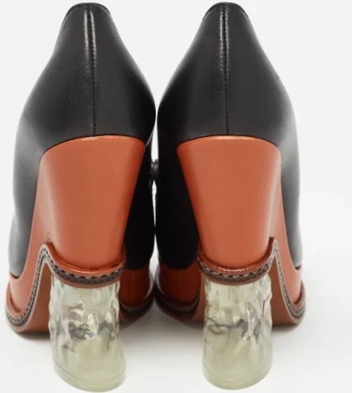 Fendi Vintage Pre-owned Leather heels Black Dames