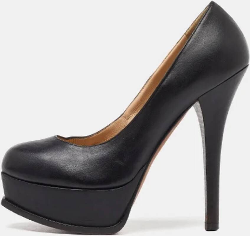 Fendi Vintage Pre-owned Leather heels Black Dames