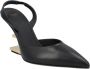 Fendi Vintage Pre-owned Leather heels Black Dames - Thumbnail 2
