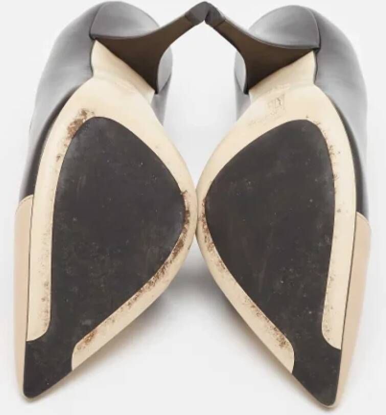 Fendi Vintage Pre-owned Leather heels Black Dames