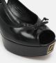 Fendi Vintage Pre-owned Leather heels Black Dames - Thumbnail 7