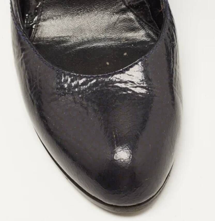 Fendi Vintage Pre-owned Leather heels Blue Dames