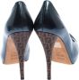 Fendi Vintage Pre-owned Leather heels Blue Dames - Thumbnail 4