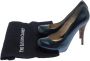 Fendi Vintage Pre-owned Leather heels Blue Dames - Thumbnail 7