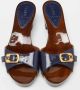 Fendi Vintage Pre-owned Leather heels Blue Dames - Thumbnail 3