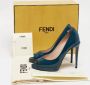 Fendi Vintage Pre-owned Leather heels Blue Dames - Thumbnail 9