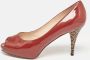 Fendi Vintage Pre-owned Leather heels Brown Dames - Thumbnail 2