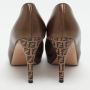 Fendi Vintage Pre-owned Leather heels Brown Dames - Thumbnail 4
