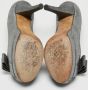 Fendi Vintage Pre-owned Leather heels Gray Dames - Thumbnail 6