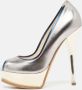 Fendi Vintage Pre-owned Leather heels Gray Dames - Thumbnail 2