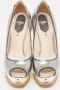 Fendi Vintage Pre-owned Leather heels Gray Dames - Thumbnail 3