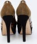 Fendi Vintage Pre-owned Leather heels Green Dames - Thumbnail 5