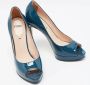 Fendi Vintage Pre-owned Leather heels Green Dames - Thumbnail 4