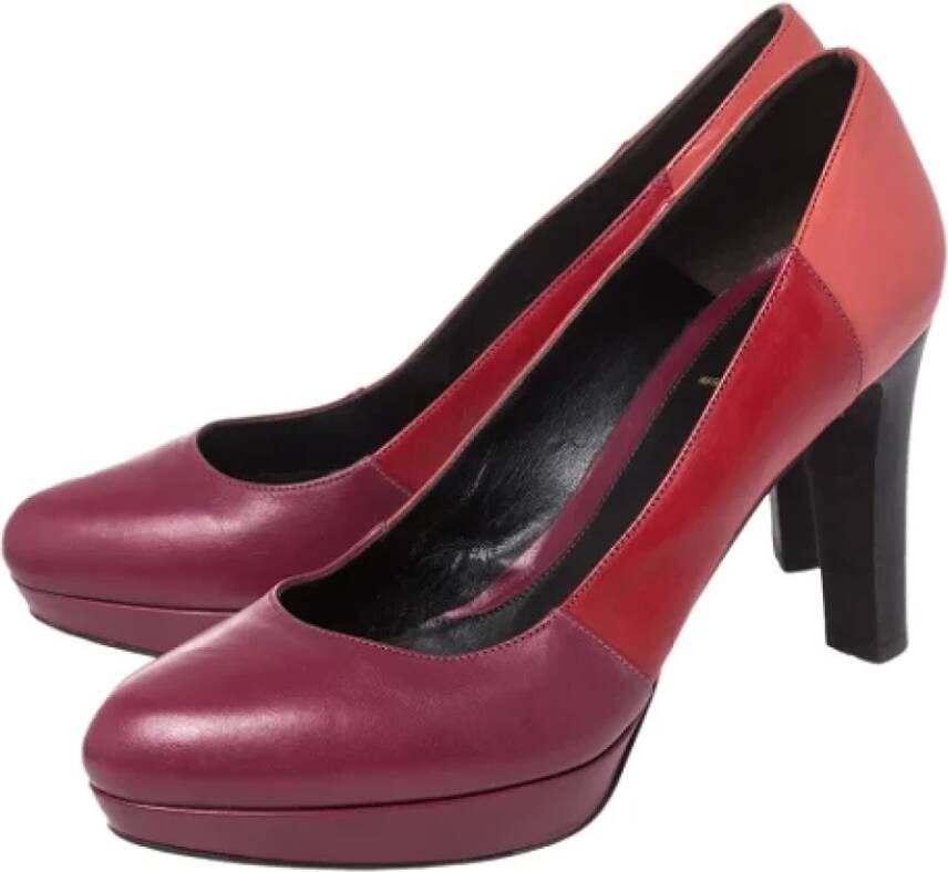 Fendi Vintage Pre-owned Leather heels Multicolor Dames