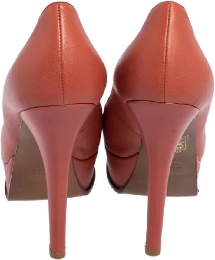 Fendi Vintage Pre-owned Leather heels Pink Dames