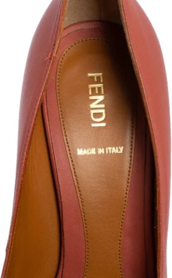 Fendi Vintage Pre-owned Leather heels Pink Dames