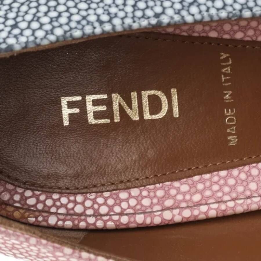 Fendi Vintage Pre-owned Leather heels Pink Dames