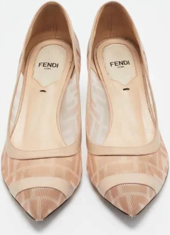 Fendi Vintage Pre-owned Leather heels Pink Dames