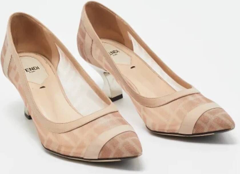 Fendi Vintage Pre-owned Leather heels Pink Dames