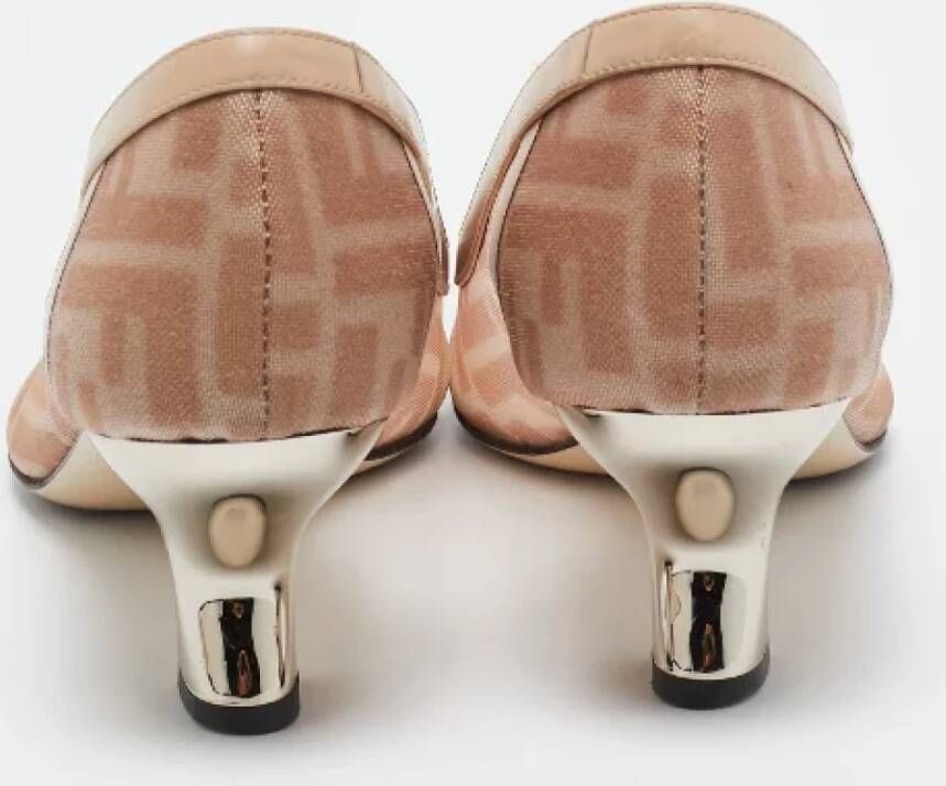 Fendi Vintage Pre-owned Leather heels Pink Dames
