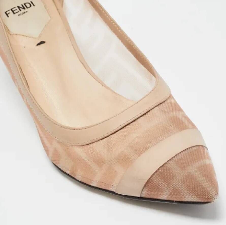 Fendi Vintage Pre-owned Leather heels Pink Dames