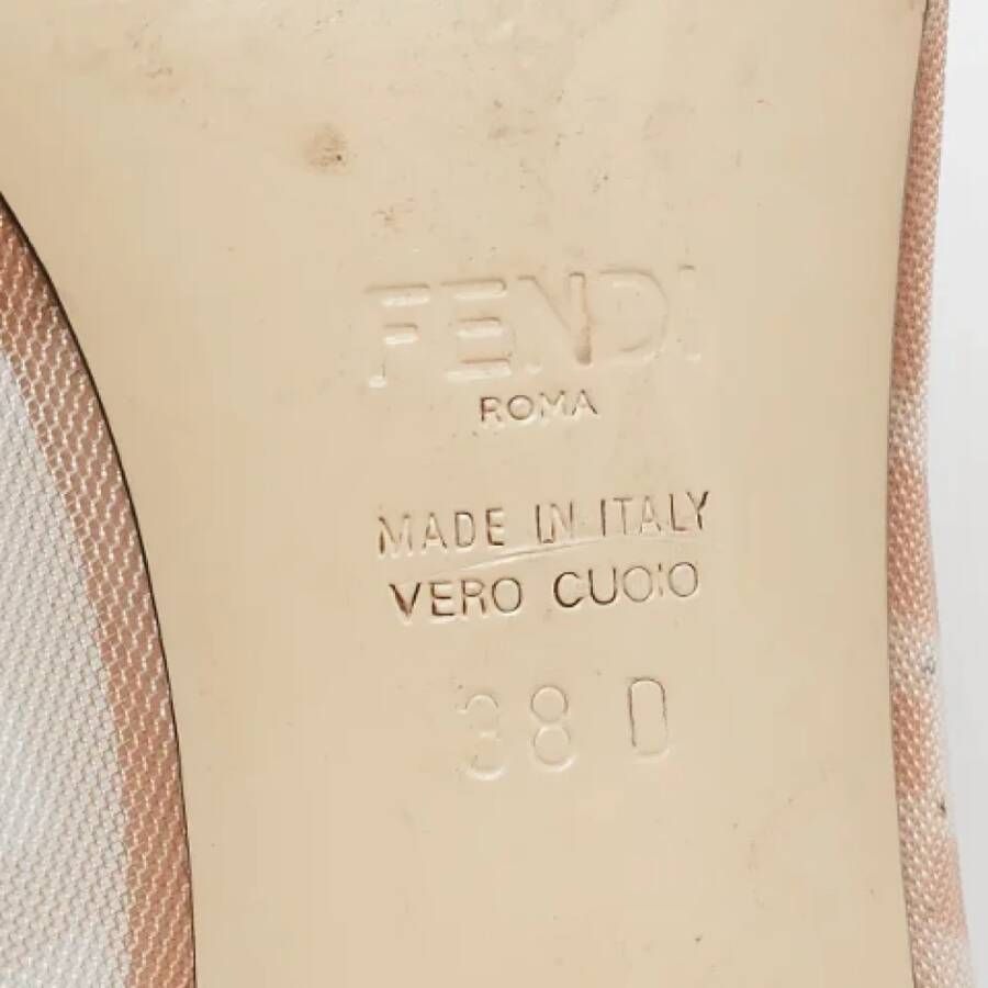 Fendi Vintage Pre-owned Leather heels Pink Dames