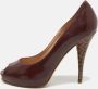 Fendi Vintage Pre-owned Leather heels Red Dames - Thumbnail 2