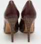 Fendi Vintage Pre-owned Leather heels Red Dames - Thumbnail 5