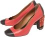 Fendi Vintage Pre-owned Leather heels Red Dames - Thumbnail 3