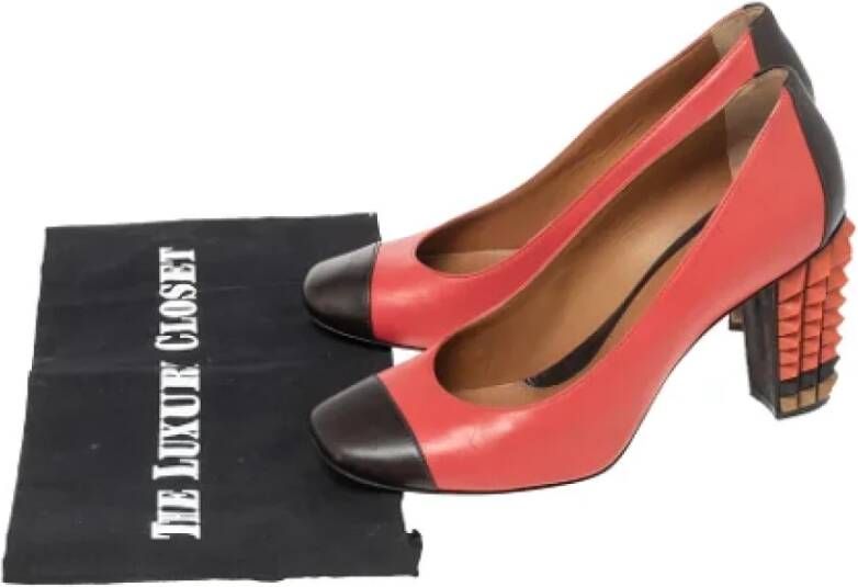 Fendi Vintage Pre-owned Leather heels Red Dames